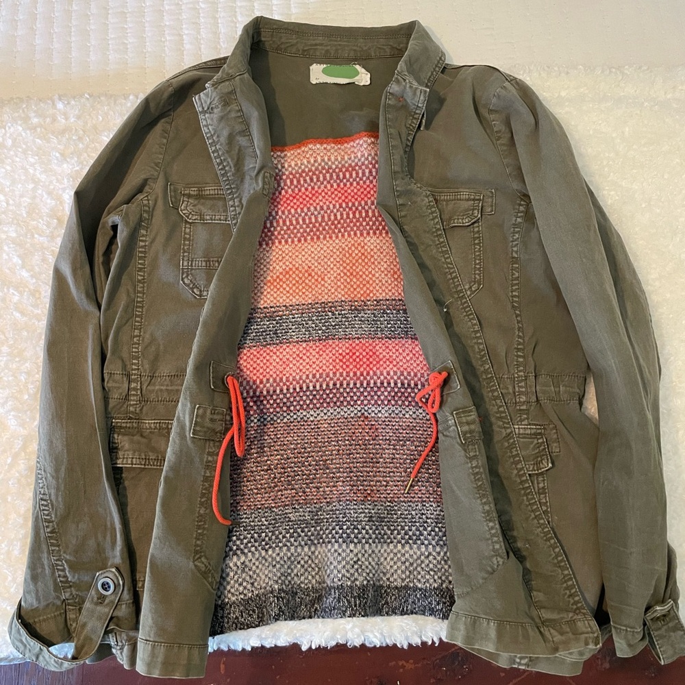 Anthropologie Military/Army Jacket